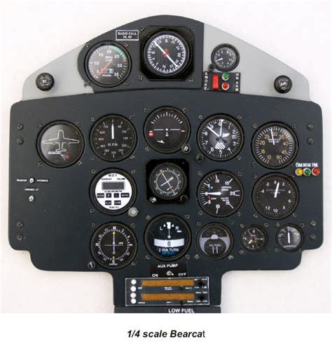 F8F Bearcat Control Panel